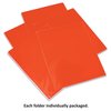 Gold Seal 2 Pkt Plastic Extra Heavyweight Folders Portfolio, High Sheen Reflective Finish, Orange, 12PK 86317